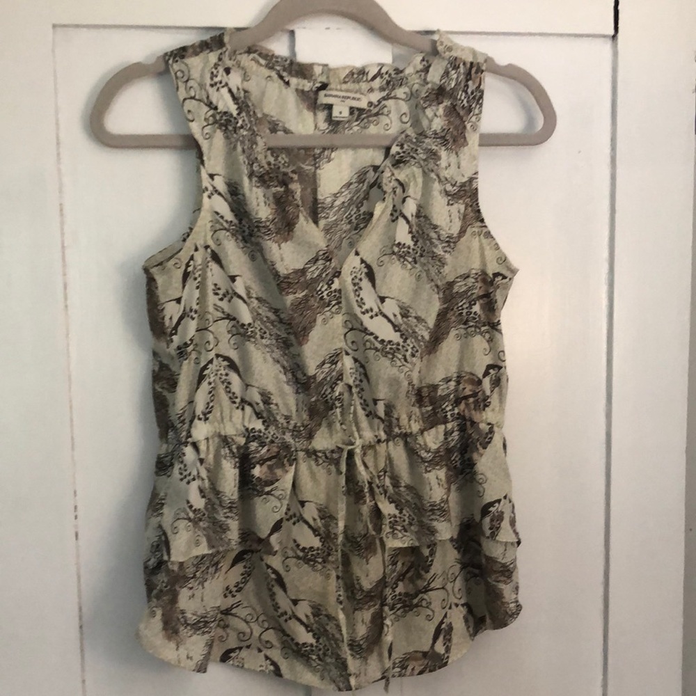 Ruffle Blouse Tank Top